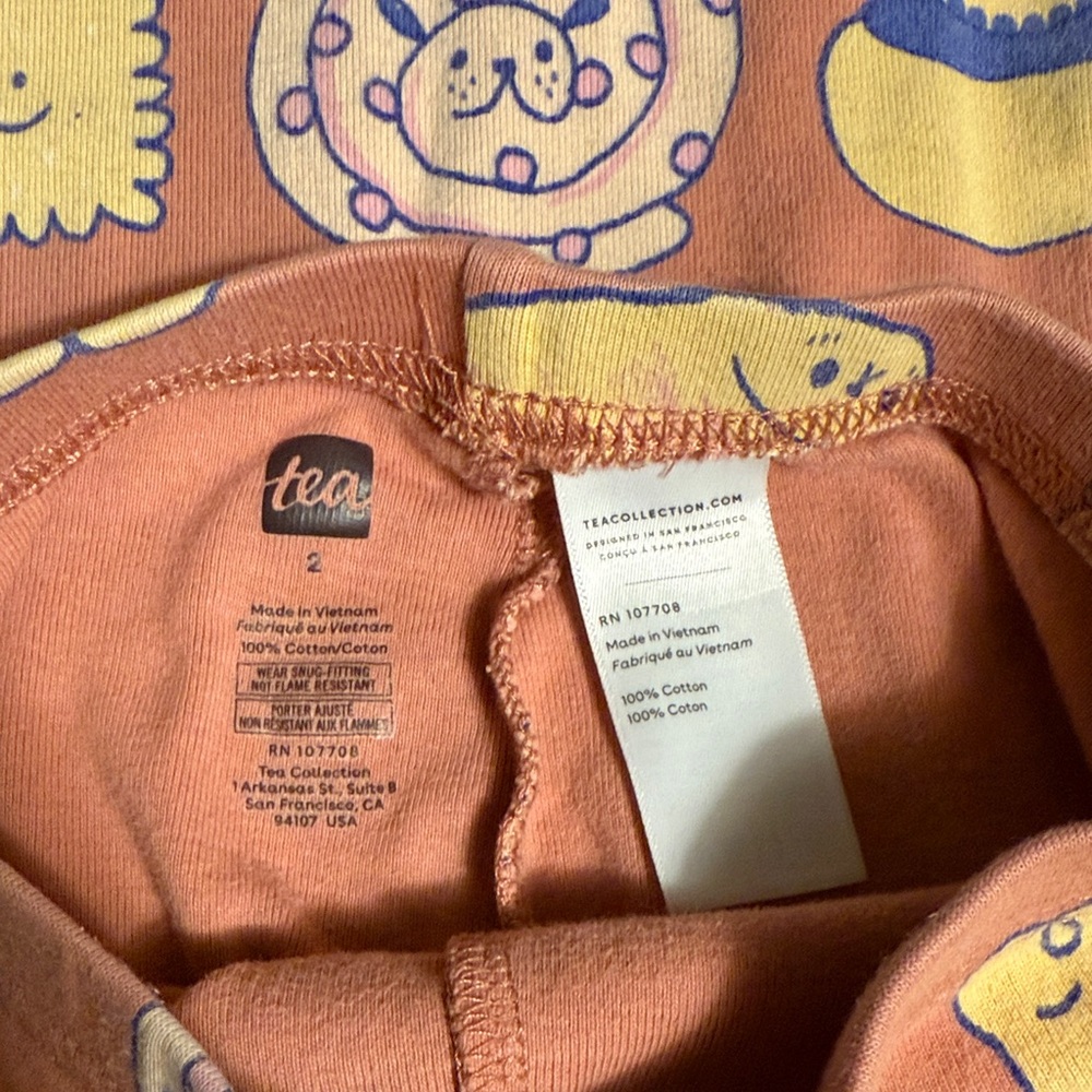 Tea Collection Kids Pjs - Picture 2 of 7